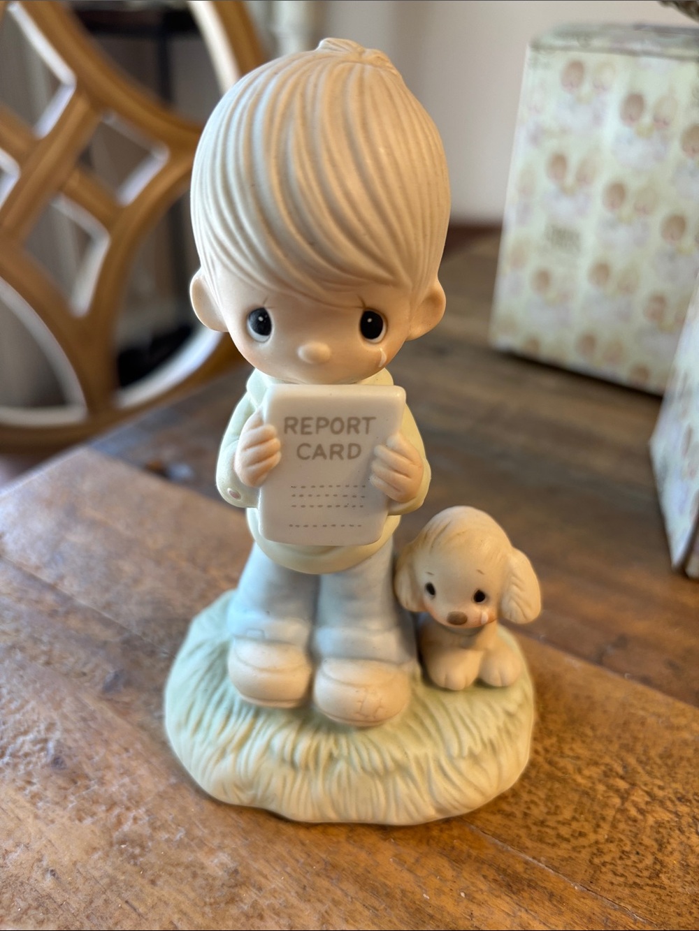 Discontinued Precious Moments GOD UNDERSTANDS